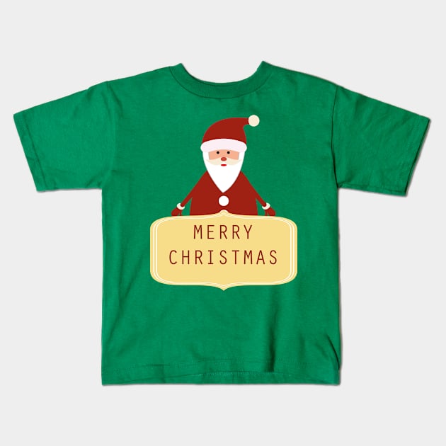 Christmas Santa Kids T-Shirt by grafart